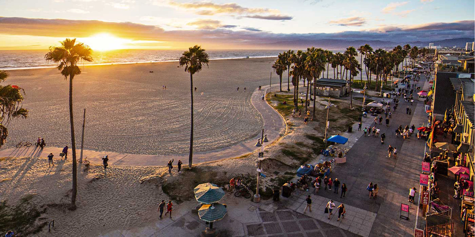 View from Hotel Erwin, Venice Beach, CA